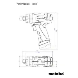 Aku bušilica 12V PowerMaxx SB Basic Metabo