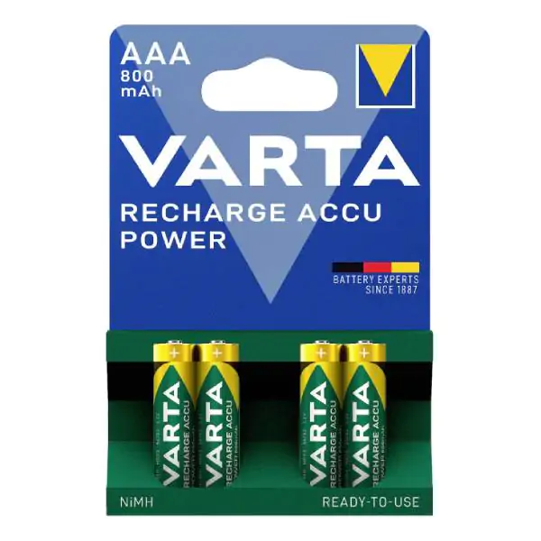 Punjive baterije AAA 800 mAh Varta