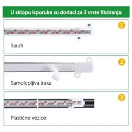 Lampa za biljke 13W trostruka