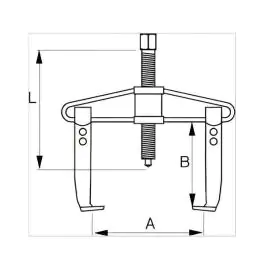 Radapciger 2 kraka 130mm IRIMO