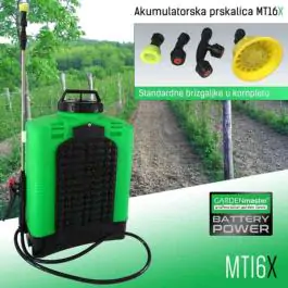 Akumulatorska leđna prskalica MT16X GARDENmaster