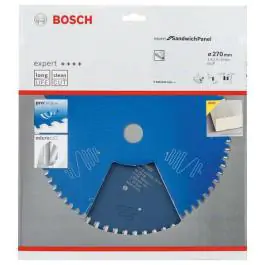 List kružne testere Expert for Sandwich Panel Bosch 270 x 30 x 2,4 mm, 60z