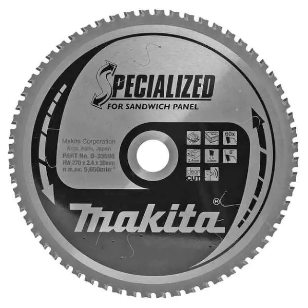 Makita list za testeru za sendvič panele 270x30x60Z B-33598