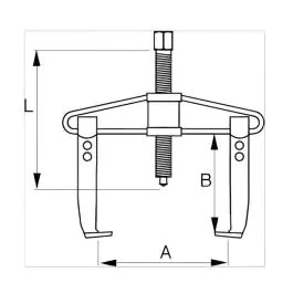 Radapciger sa 2 kraka 160mm IRIMO