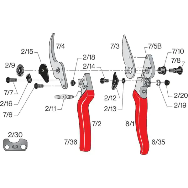 Rezervni delovi za Felco 8