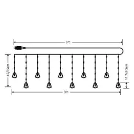 LED svetleći niz jelke ML-C3004 MODEE