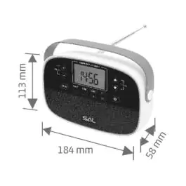 Prenosni radio prijemnik RPR4LCD Sal