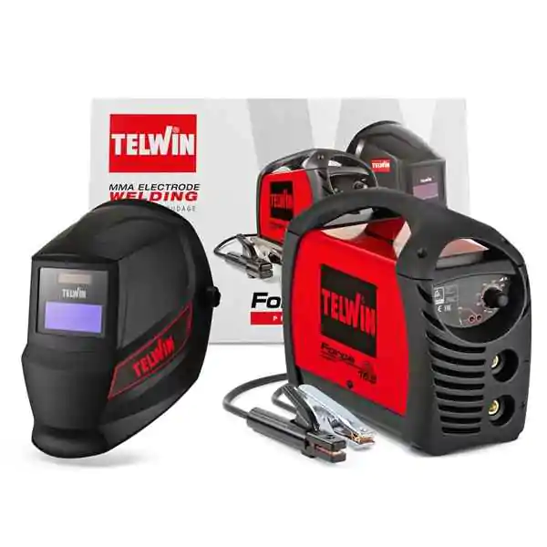 Telwin MMA inverter za zavarivanje FORCE 165 + automatska zaštitna maska sa priborom