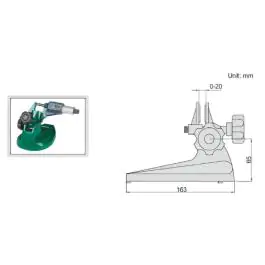 INSIZE Stalak za mikrometar