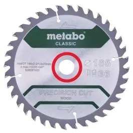 Metabo list cirkulara za drvo 165x20x36z 628281000