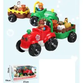 Traktor sa prikolicom na baterije