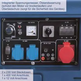 Scheppach dizel agregat za struju 5kW SG5200D