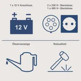 Scheppach dizel agregat za struju 5kW SG5200D