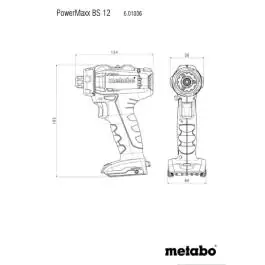 Combo set 3.1.3 akumulatorski alat u setu 12V SGS12Q + BS12 + SSE12BL Metabo