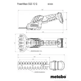 Combo set 3.1.3 akumulatorski alat u setu 12V SGS12Q + BS12 + SSE12BL Metabo