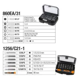 Set alata od 128 delova u aluminijumskom koferu 2054E-128 Beta