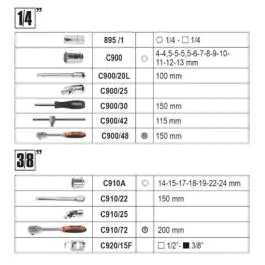 Set alata od 128 delova u aluminijumskom koferu 2054E-128 Beta