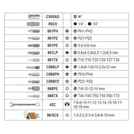 Set alata od 116 delova u koferu 2046E/C116 Beta