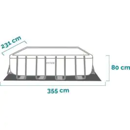 Intex Bazen Prism Frame pravougaoni 300x175x80cm