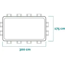 Intex Bazen Prism Frame pravougaoni 300x175x80cm