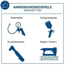 Kompresor za vazduh HC06 6L Scheppach + alat