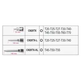 Set 18 nasadnih Torx ključeva T20-T70 1/2″ 923E-TX/C18 Beta