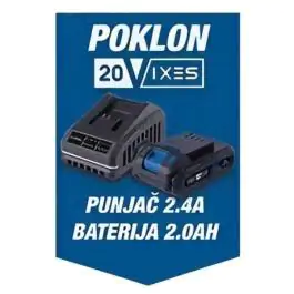 Akumulatorski čistač podova 20V IXES C-S610-X