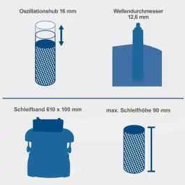 Scheppach stona brusilica sa oscilatornim vretenima OSM600