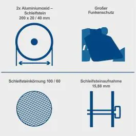 Scheppach stona dvostrana brusilica SM200AL