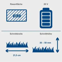 Scheppach BC-MP220-X je akumulatorska kosilica za travu