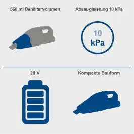 Akumulatorski ručni usisivač 20V C-HVC150-X Scheppach