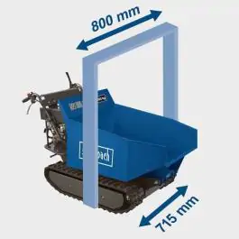 Scheppach motorna kolica Dumper DP5000 5.6 KS 500kg