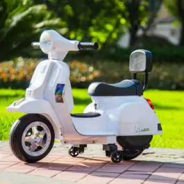 Dečiji motor na akumulator Mini Vespa skuter bela