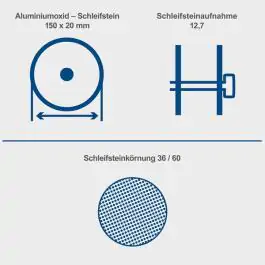 Scheppach stona dvostrana brusilica SM150L