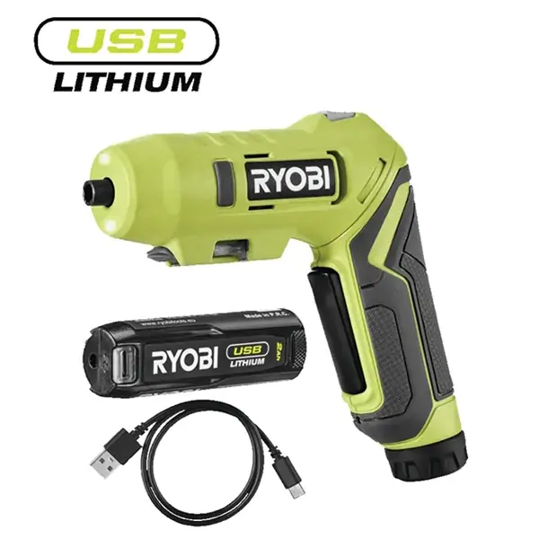 Kompaktni bežični okretni odvijač USB Lithium™ 4V (2,0 Ah) – RYOBI RSDP4-120G