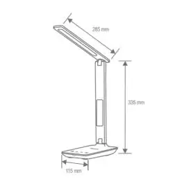 Stona lampa sa bežičnim punjačem LA10Q Home