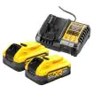 DeWalt DCB1104H2 Powerstack set punjač (DCB1104) + baterija 2x5.0Ah, 18V - proizvod na akciji