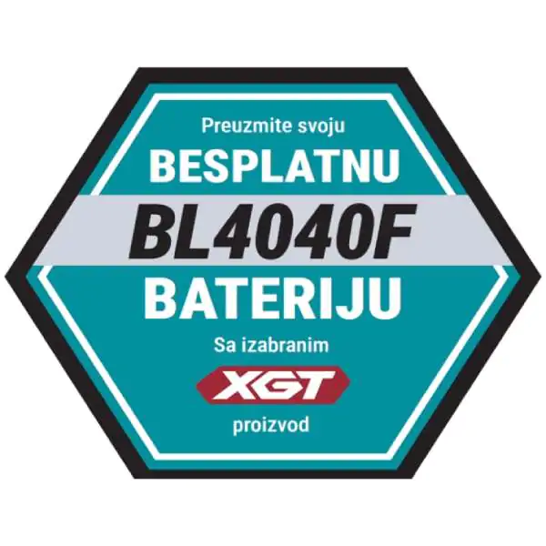 Akcija za Akumulatorski Baštenski Alat 40V + Poklon Baterija 40V 4,0 Ah Bateriju Makita BL4040F