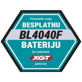 Akcija za Akumulatorski Baštenski Alat 40V + Poklon Baterija 40V 4,0 Ah Bateriju Makita BL4040F