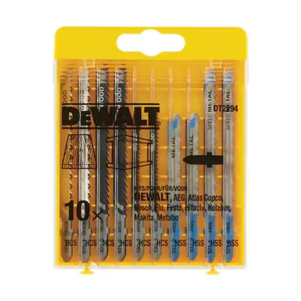 DeWalt DT2294 univerzalni set listova za ubodnu testeru za drvo i metal, 10 kom - proizvod na akciji