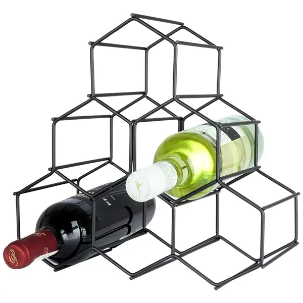 Metalni stalak za vino 29.5 x 28.5cm 6 boca