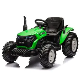 2219 Dečiji električni traktor sa prikolicom zeleni