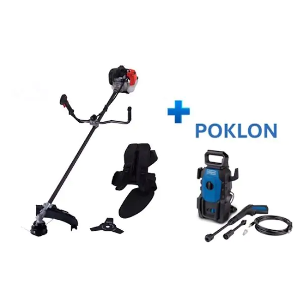 Scheppach motorni trimer za travu 1.9 KS BMST52-PRO + poklon perač pod visokim pritiskom HPC1400