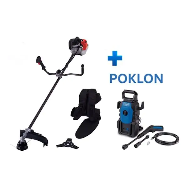 Scheppach motorni trimer za travu BMST43-PRO (1.7 KS) + poklon perač pod pritiskom HPC1400 (110 bara)