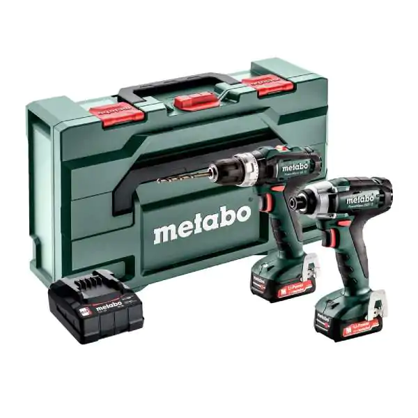 Metabo Combo Set 2.7.2 – Aku udarna bušilica i aku udarni odvrtač 12 V u setu sa koferom