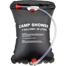 Viseći kamperski solarni tuš 20L – prenosivi tuš sa grejanjem na sunčevu energiju