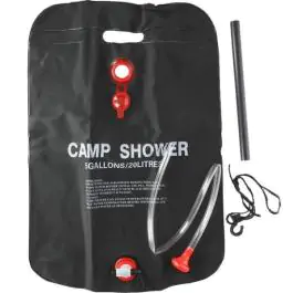 Viseći kamperski solarni tuš 20L – prenosivi tuš sa grejanjem na sunčevu energiju