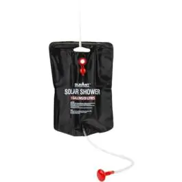 Viseći kamperski solarni tuš 20L – prenosivi tuš sa grejanjem na sunčevu energiju