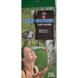 Viseći kamperski solarni tuš 20L – prenosivi tuš sa grejanjem na sunčevu energiju