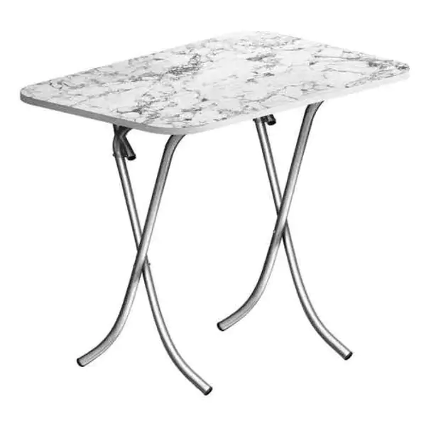 Alesta AL10027BM sto višenamenski sklopivi tekstura beli mermer 60X90CM